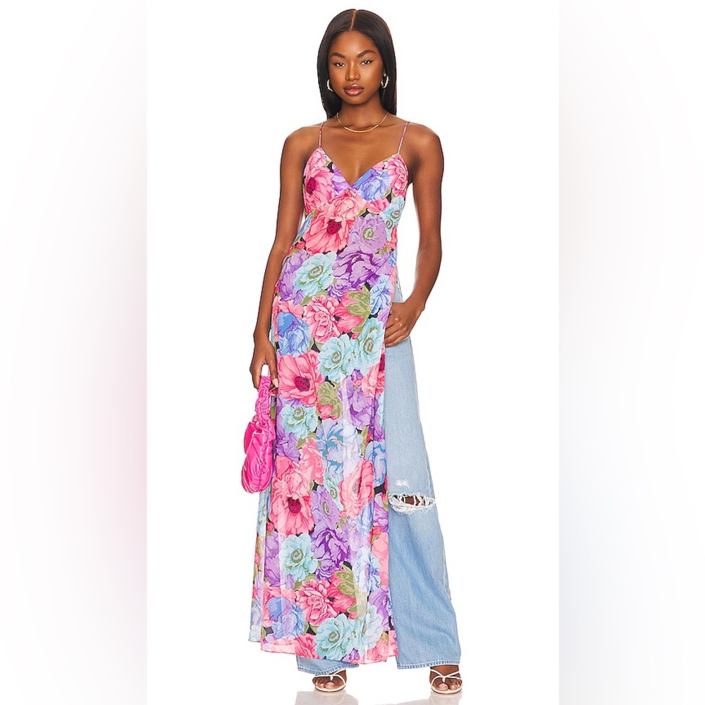NWT Lovers + Friends Wilshire Maxi Tank, S